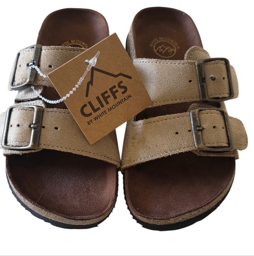 Cliffs White Mountain Boys Strap Slides Sandals Size 11